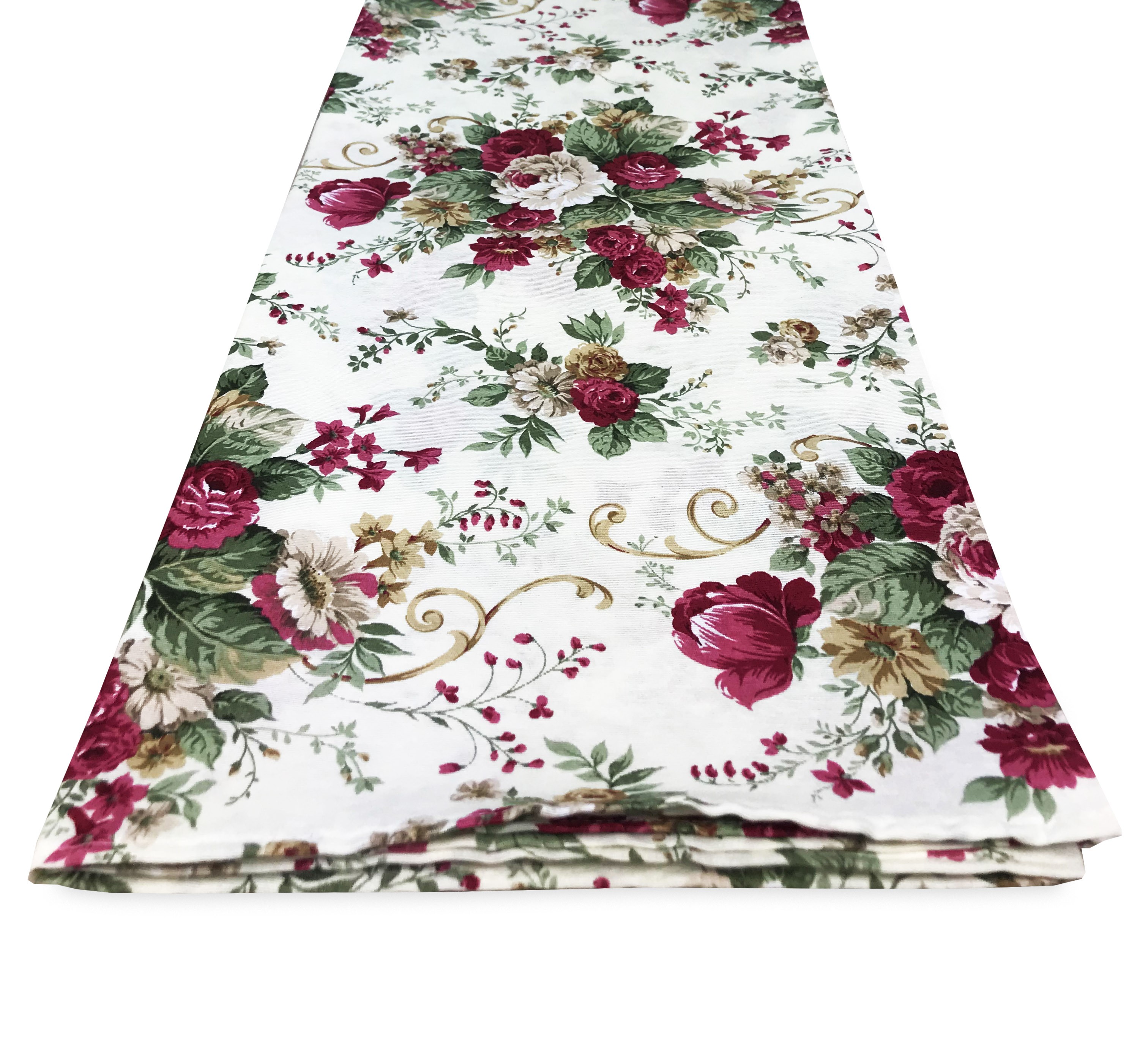 Telo Arredo Cotone Tessuto Copritutto Granfoulard Copridivano Copriletto  Fiori Grigio - 170x280 cm