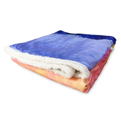 PLAID FLEECE blanket Sherpa...