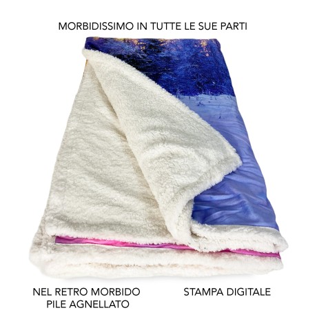 PLAID FLEECEDECKE Sherpa...