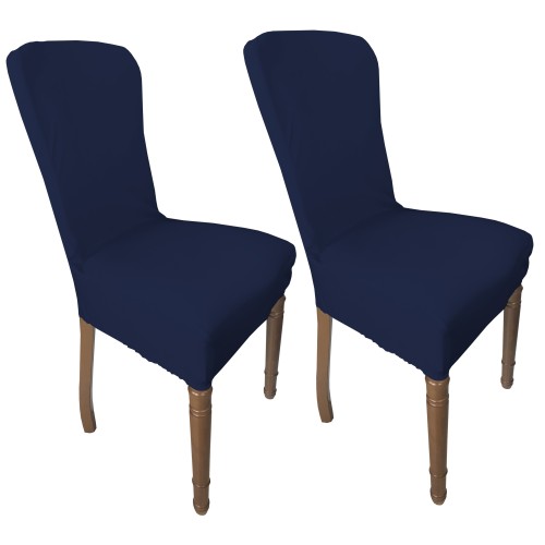 Funda de silla elástica azul