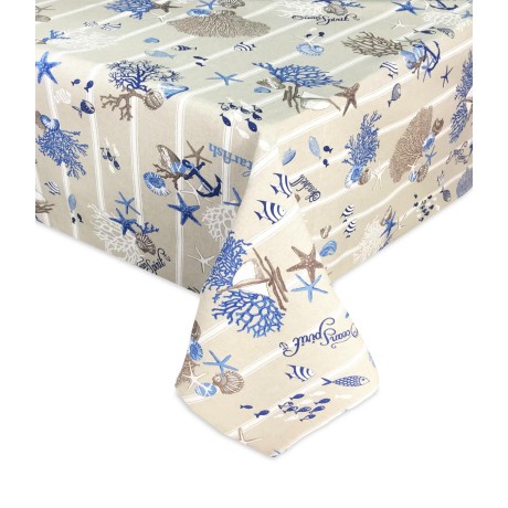 DORY SEA TISCHDECKE BLAU...