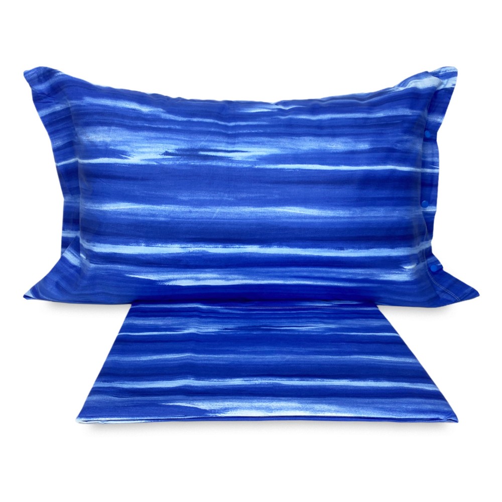 copripiumino blu disegno moderno