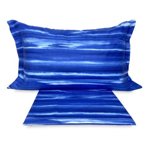 couette couverture bleu design moderne