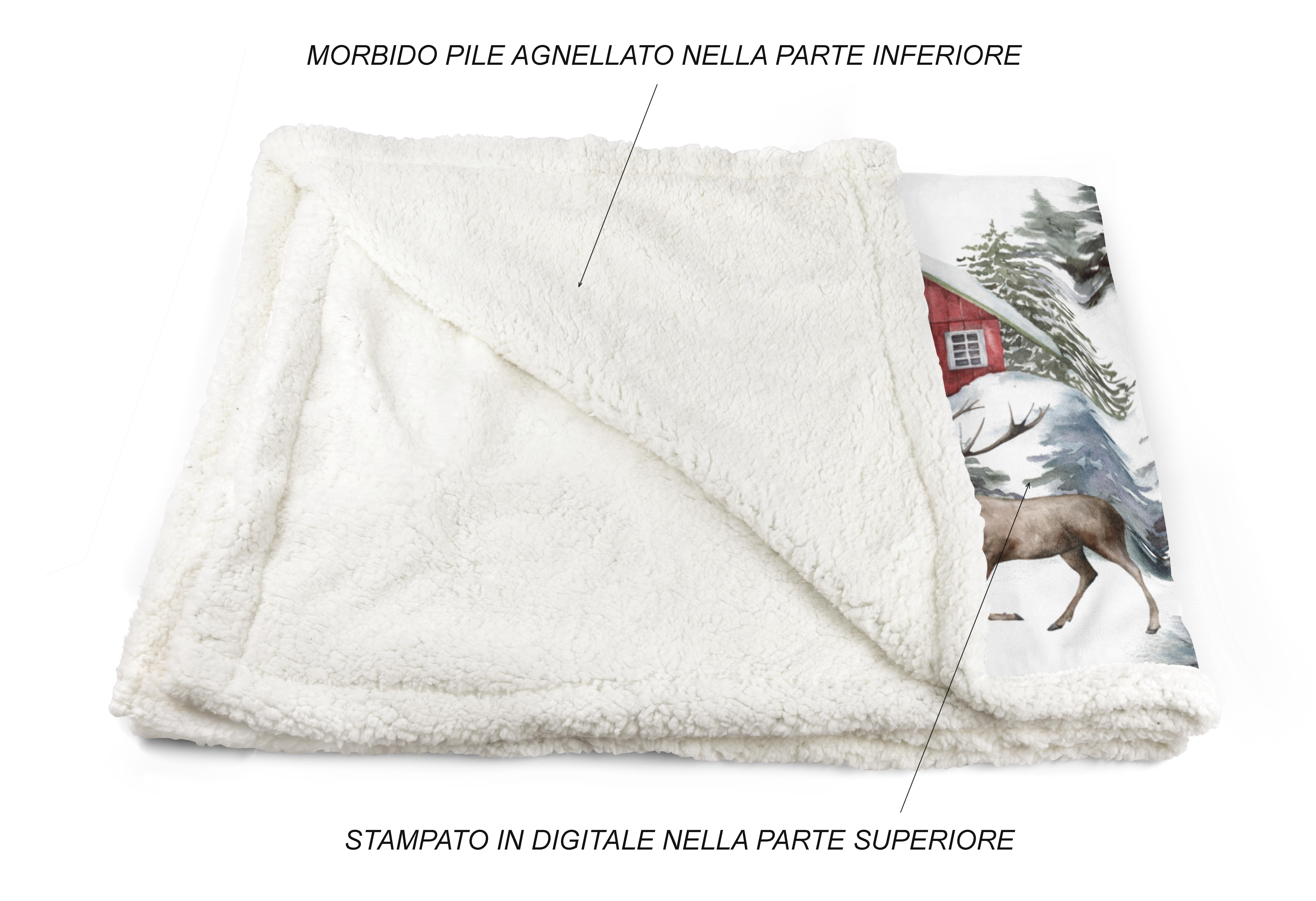 Coperta in pile con motivo a squalo,in 3D,con animali oceanici,subacquea, coperta sherpa, animale acquatico,coperta sfocata per divano  letto,matrimoniale,160 x 180 cm : : Casa e cucina