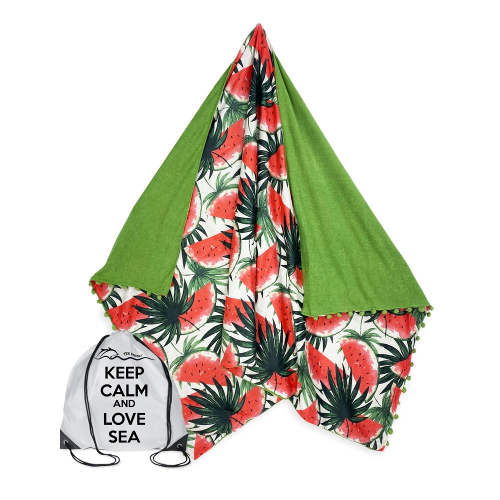 Printed beach towel with watermelons Printed beach towel with watermelons