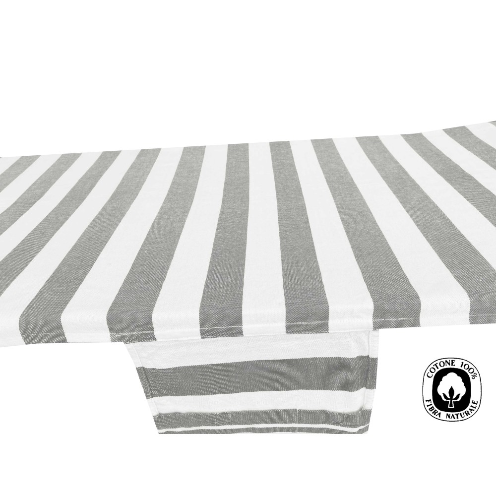 TELO MARE fouta LETTINO RIGA BEIGE in cotone BEDDY BEACH © CON TASCHE  misura Cm. 80x200