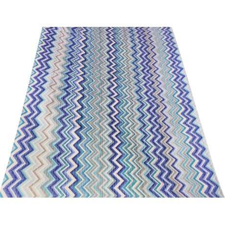 TOWEL FURNITURE COVER GRAN SCARF BEDSPREAD SOFA COVER FABRIC MISSORI BLUE
