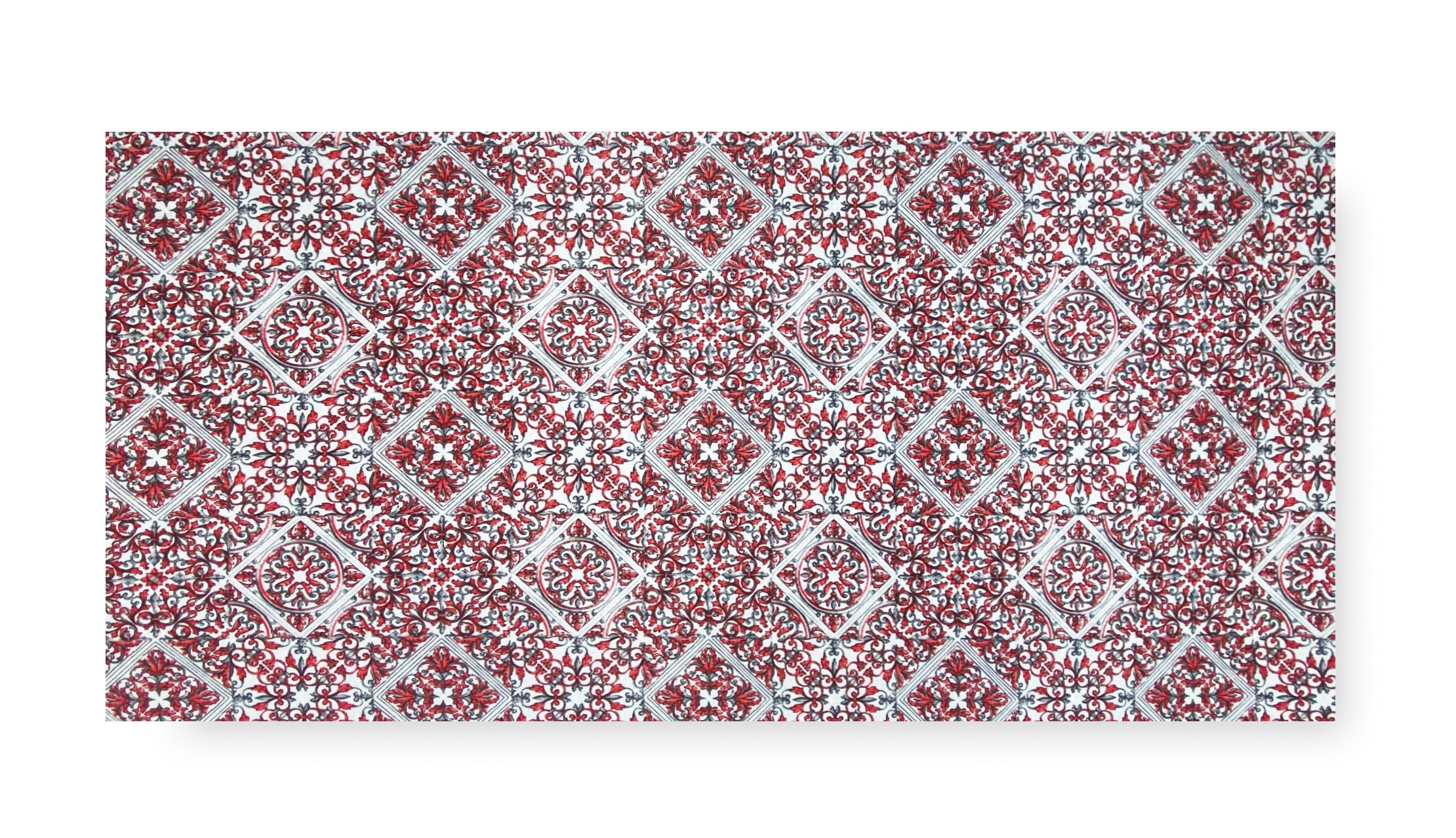 TAPIS DE CUISINE RUNNER Passaia Antidérapant RED MAJOLICA fabriqué en  Italie Mesure Cm. 50x80