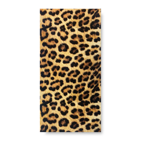 tapis de cuisine ou de salle de bain léopard