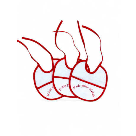 Set of 3 Red Embroidered...