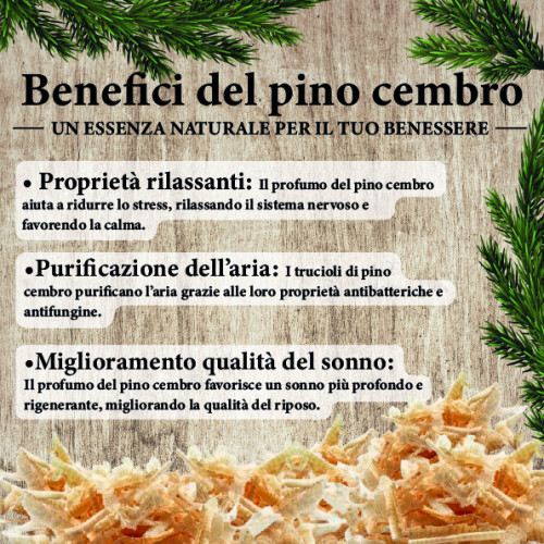 Bolsos con virutas de pino para perfumar y purificar las habitaciones