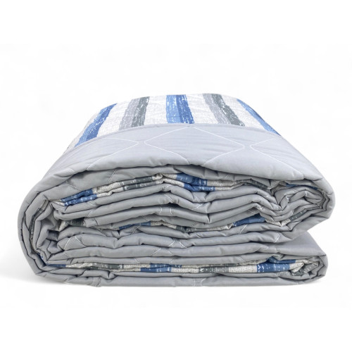 Détail de pliage matelassé - microfibre douce à effet pêche