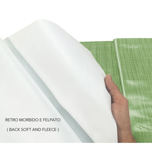 Nappe Vert Clair – Emballage original Made in Italy – PVC et tissu non tissé