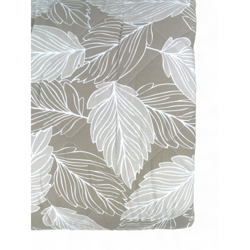 Couvre-lit léger Leaves Beige - Disponible en trois tailles pour tous les besoins