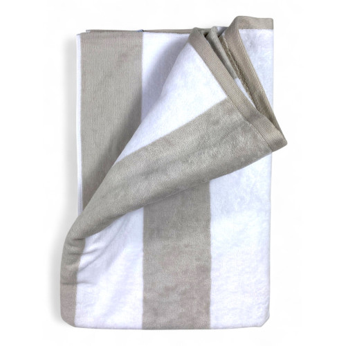Serviette de piscine Jacquard avec éponge absorbante et surface double face
