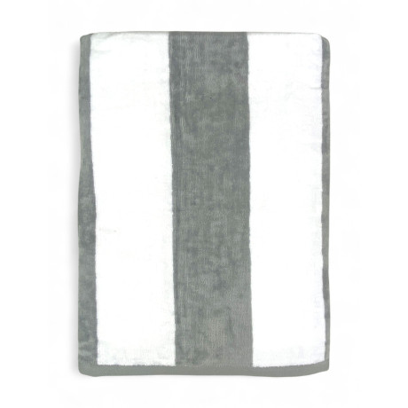 Telo mare jacquard Forte dei Marmi righe grigie 90×165 cm in spugna cotone