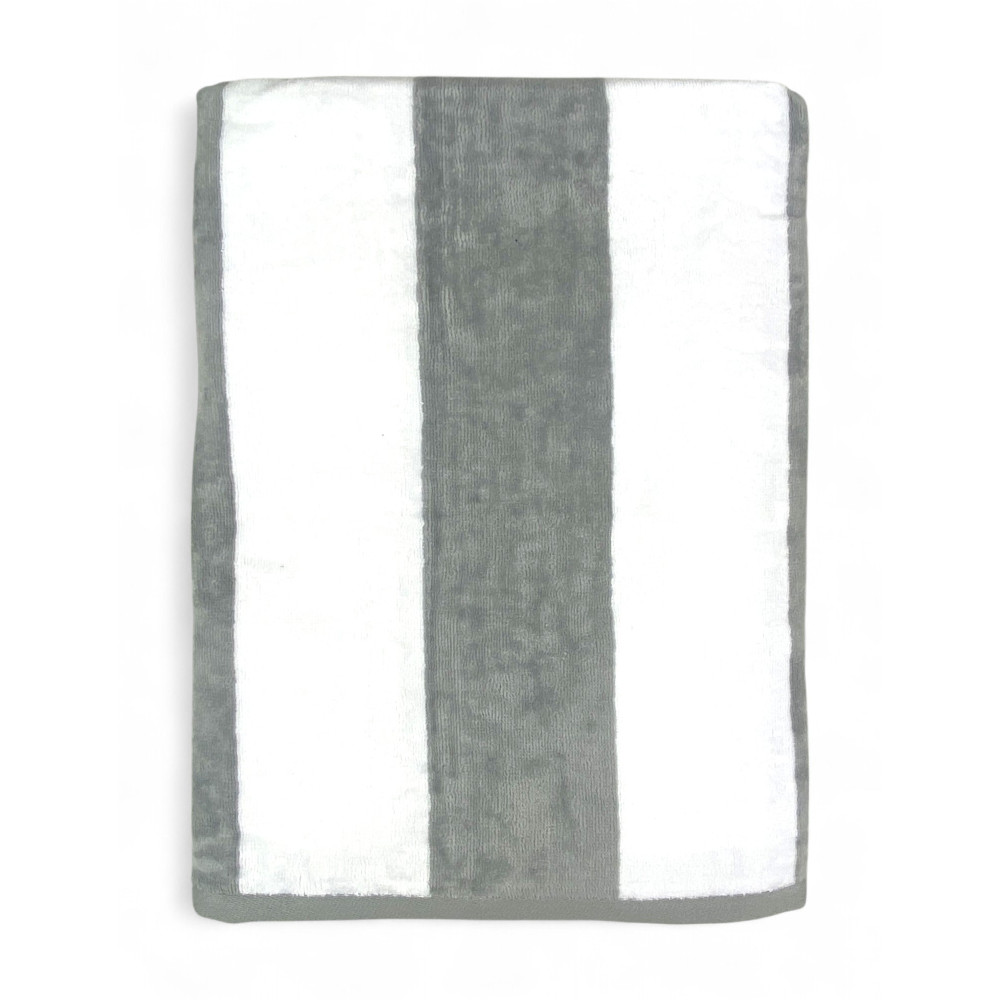 Telo mare jacquard Forte dei Marmi righe grigie 90×165 cm in spugna cotone Telo mare jacquard Forte dei Marmi righe grigie 90×165 cm in spugna cotone