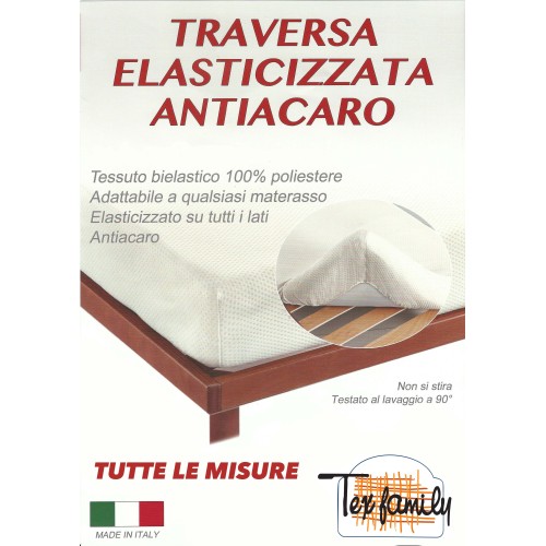 TRAVERSA ELASTICIZZATA CON ANGOLI ANTIACARO Misura 1 PIAZZA