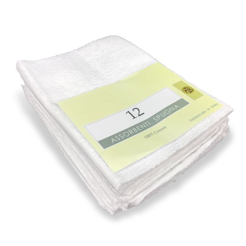 Lot de 12 serviettes hygiéniques lavables pour femmes en éponge 100 % coton hypoallergénique