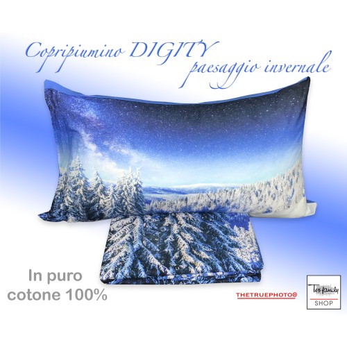 BETTBEZUG SERIE DIGITY COTTON WINTER LANDSCAPE