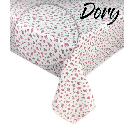 MANTEL DORY FLOR PROVENZAL ROSA