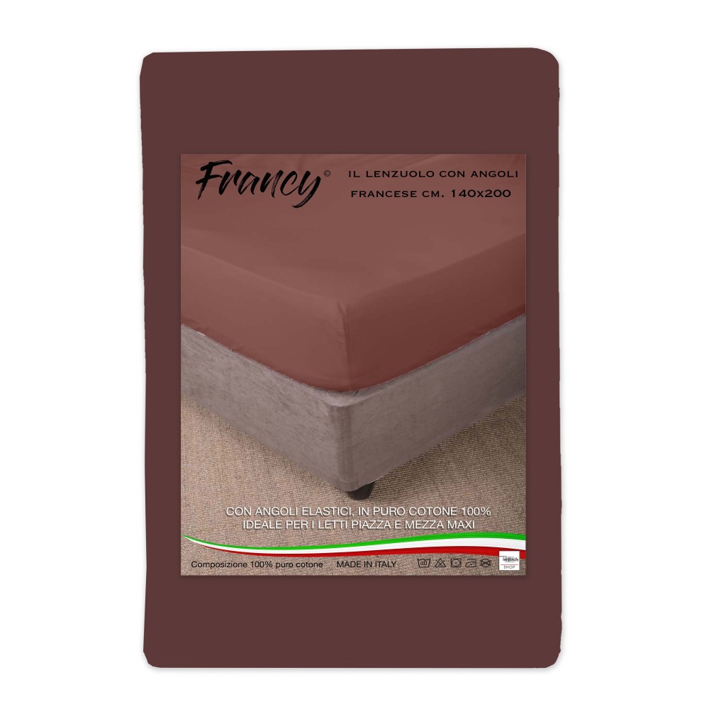 SÁBANA BAJERA FRANCY MARRÓN FRANCÉS 1 MAXI Y MEDIO GRANDE