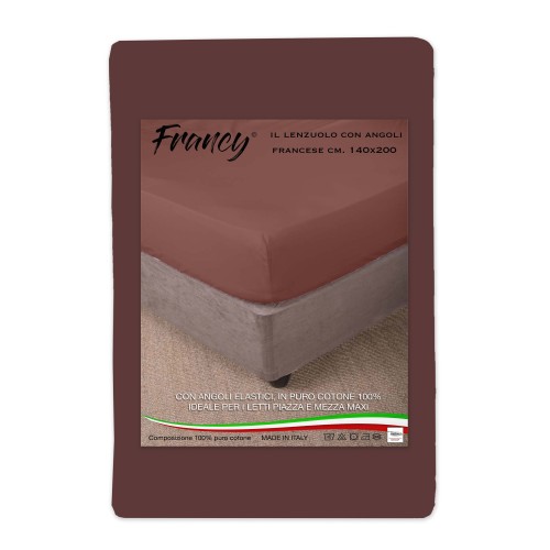SÁBANA BAJERA FRANCY MARRÓN FRANCÉS 1 MAXI Y MEDIO GRANDE
