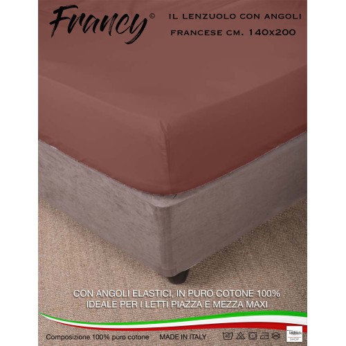 SÁBANA BAJERA FRANCY MARRÓN FRANCÉS 1 MAXI Y MEDIO GRANDE
