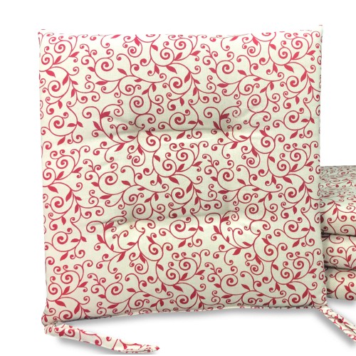 FUNDA PARA SILLA BLANDA DORY ARABESCO ROSSO