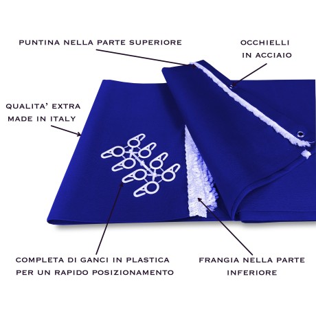 TOLDO DE EXTERIOR JARDÍN BALCÓN UNITED BLUE EMPAQUETADO