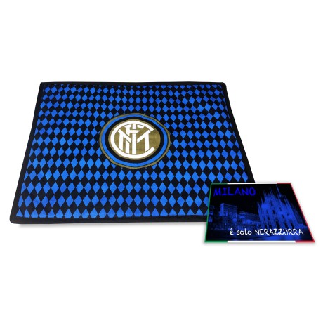 DESAYUNO MANTEL AMERICANO F.C. INTER CALCIO OFICIAL y postal MILAN ES SOLO