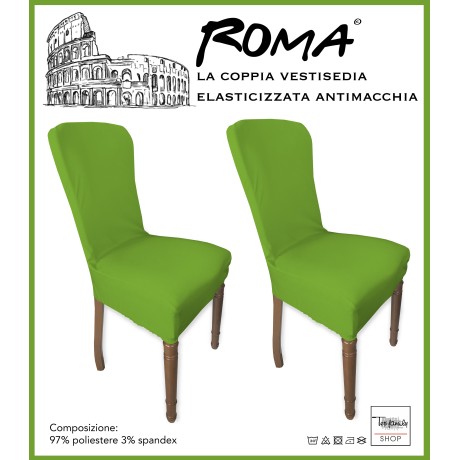 Funda de silla elástica verde