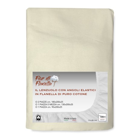 FITTED SHEET IN CREAM...